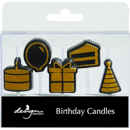 Design Design Timeless Celebration Specialty Birthday Candles Set
